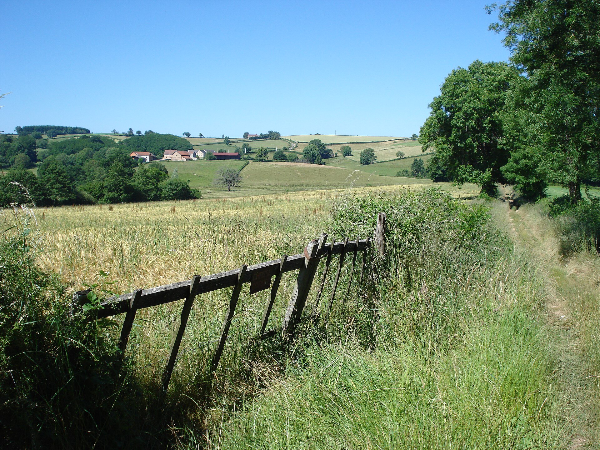 Paysage du département Saône-et-Loire